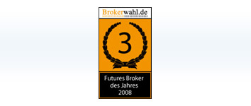Platz 3 „Brokerwahl des Jahres“ Platz 3 „Brokerwahl des Jahres“