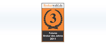 Platz 3 "Brokerwahl des Jahres" Platz 3 "Brokerwahl des Jahres"